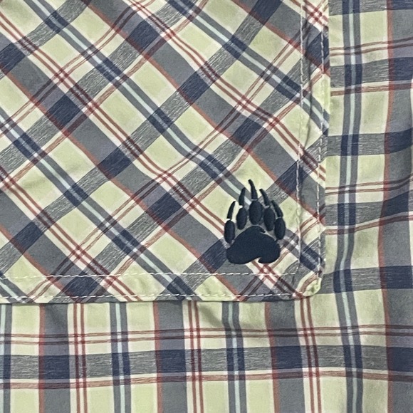 Alaskan Hardgear Vented Plaid Button-Down Shirt Men's XL Outdoor Work Fishing - Picture 6 of 10